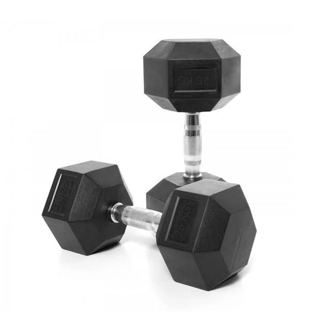 chrome plated dumbbell