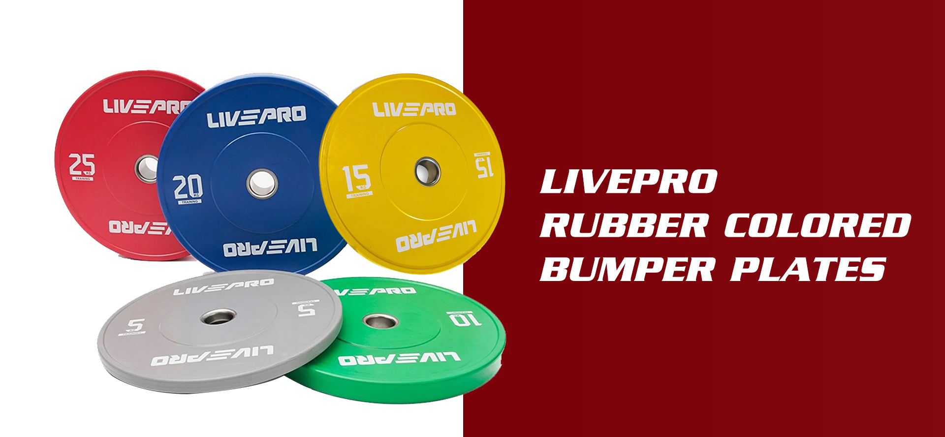 Colored Rubber Bumper Plates