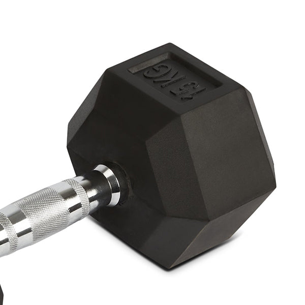 Rubber Hex Dumbbell Set