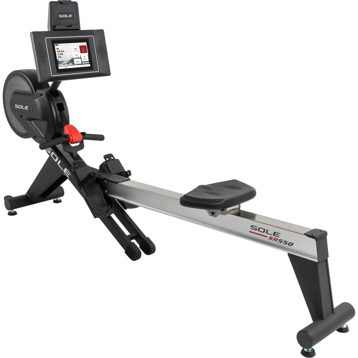 SOLE SR550 Rower Machine Touch Screen