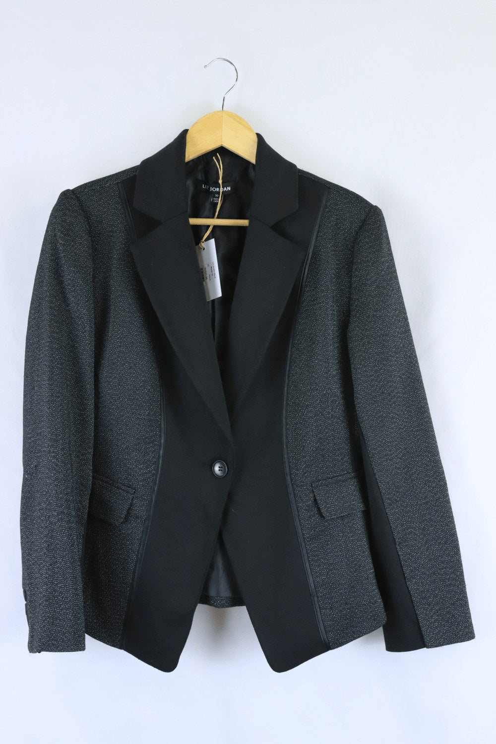 image of Liz Jordan Black Blazer 10