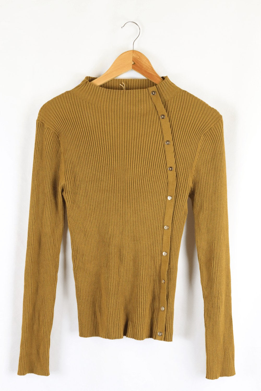 image of Zara Mustard Knit Longsleeve L