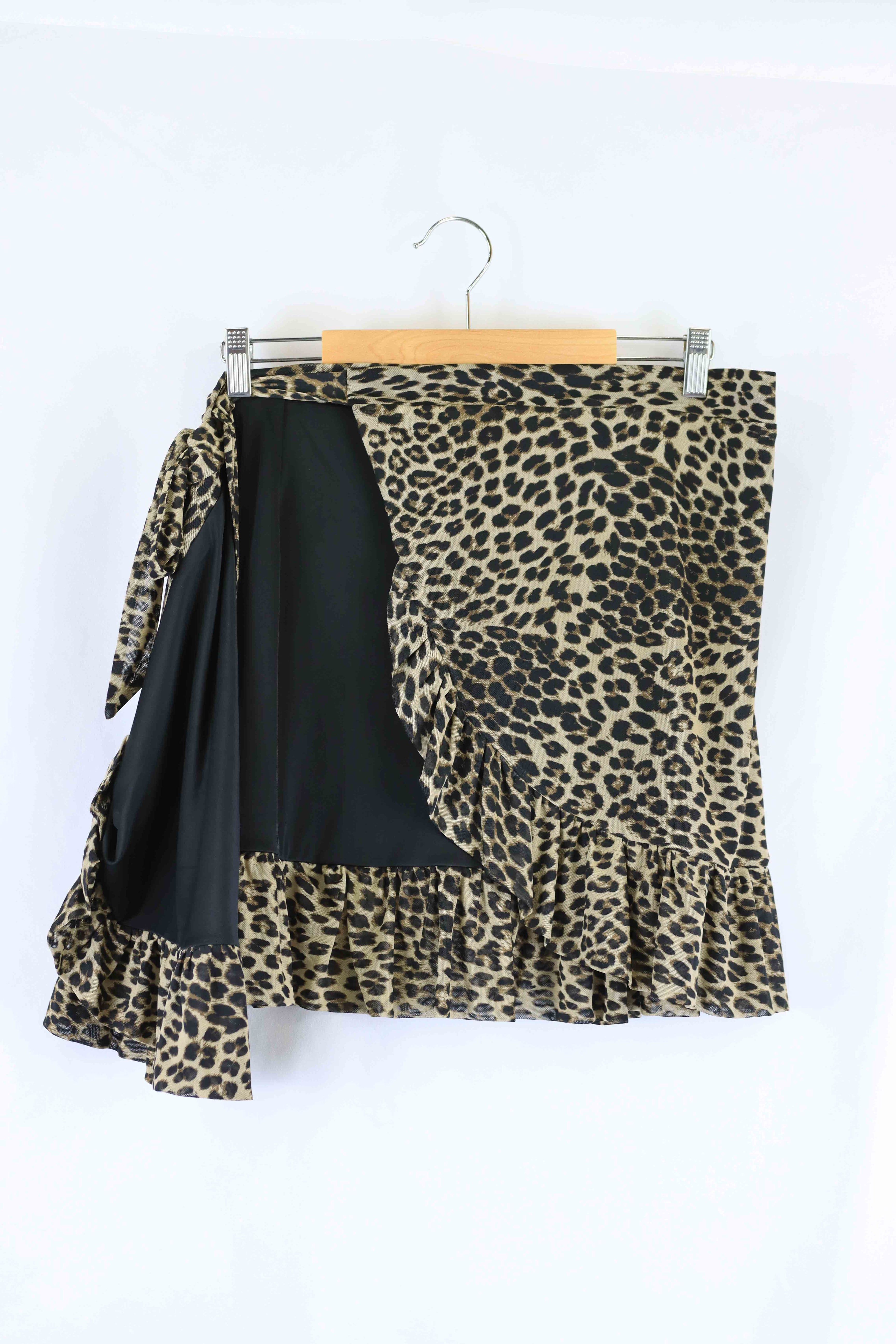 image of Sportsgirl Animal Print Skirt S