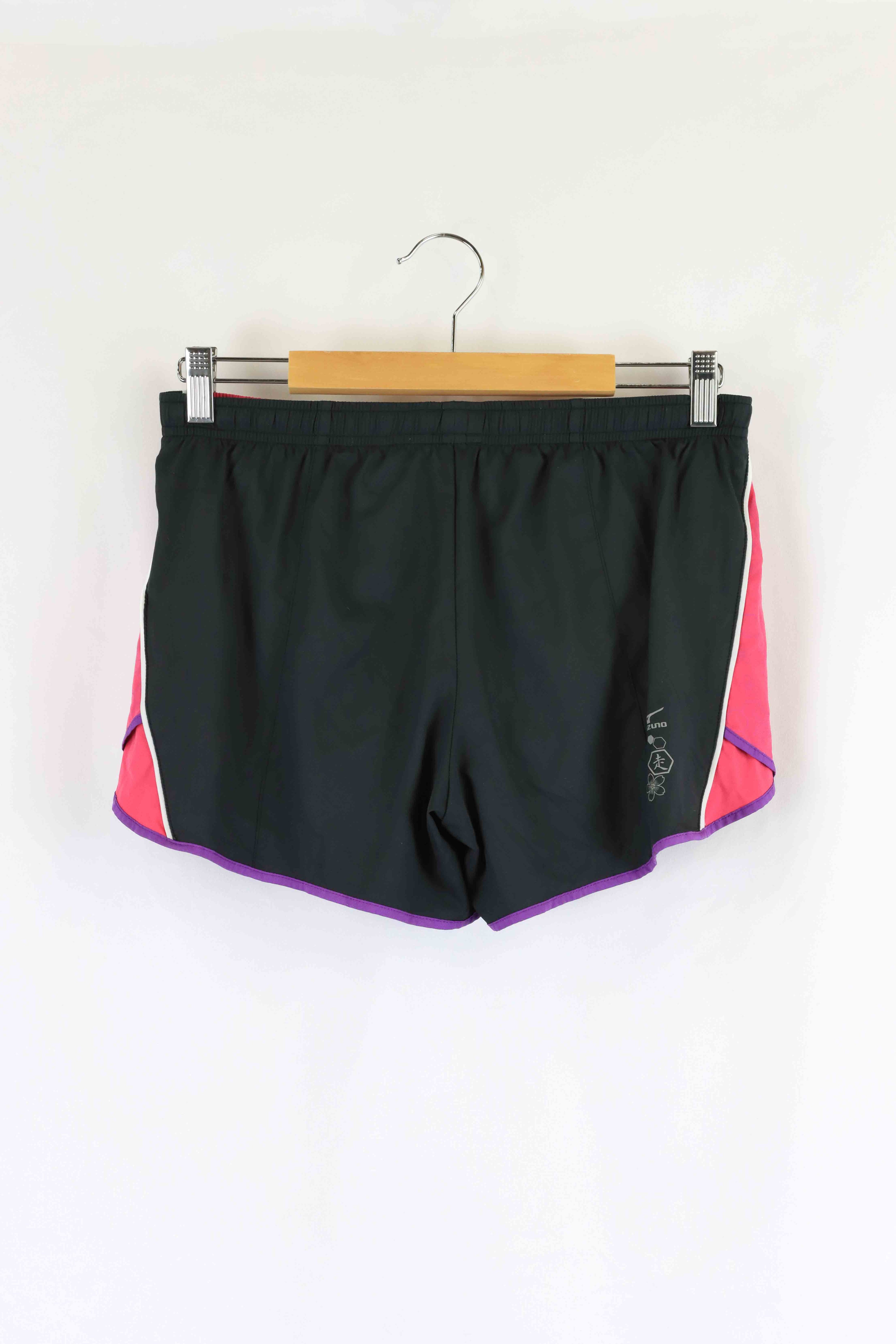 image of Mizuno Pink Black Shorts S