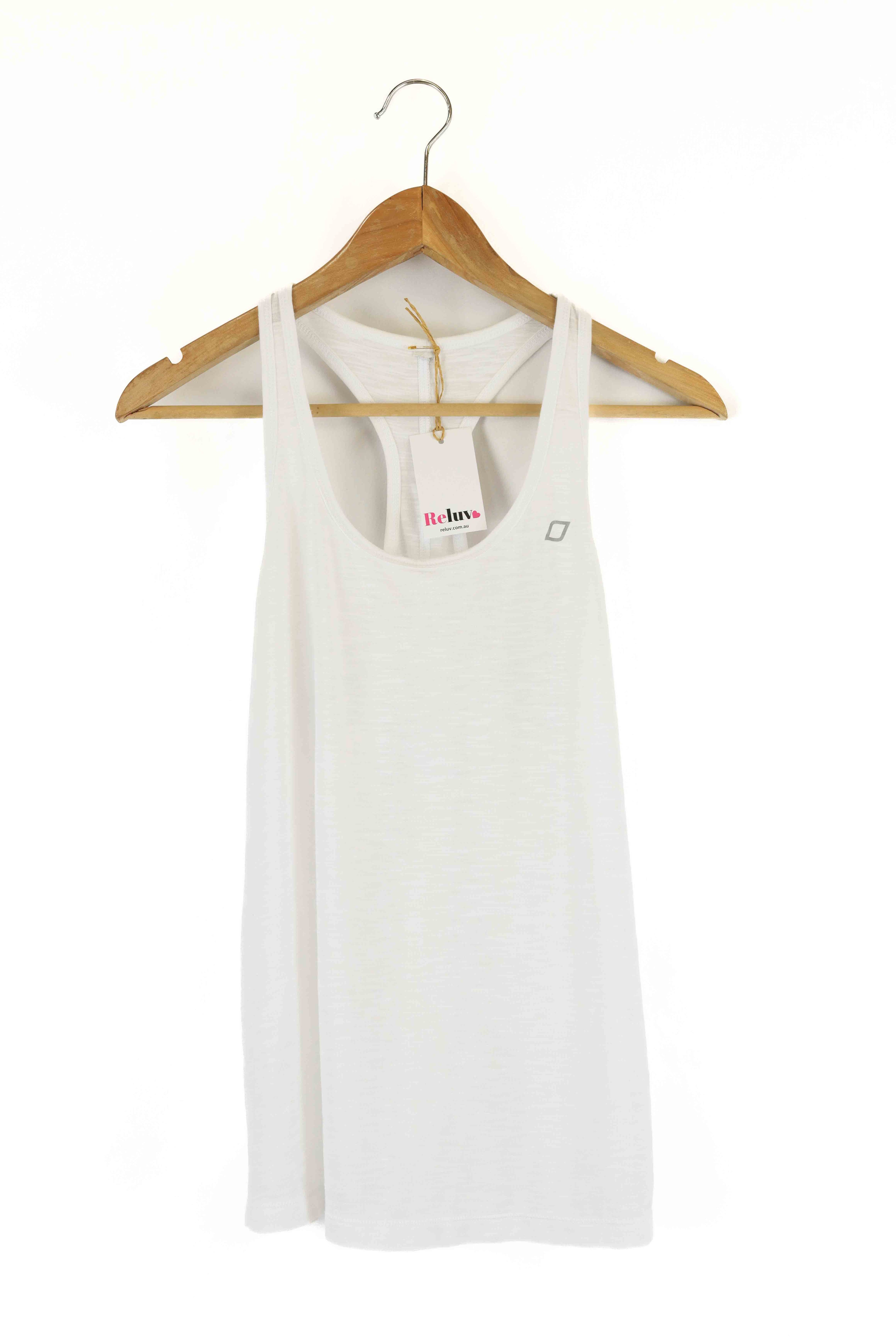image of Lorna Jane White Sports Tank Top L