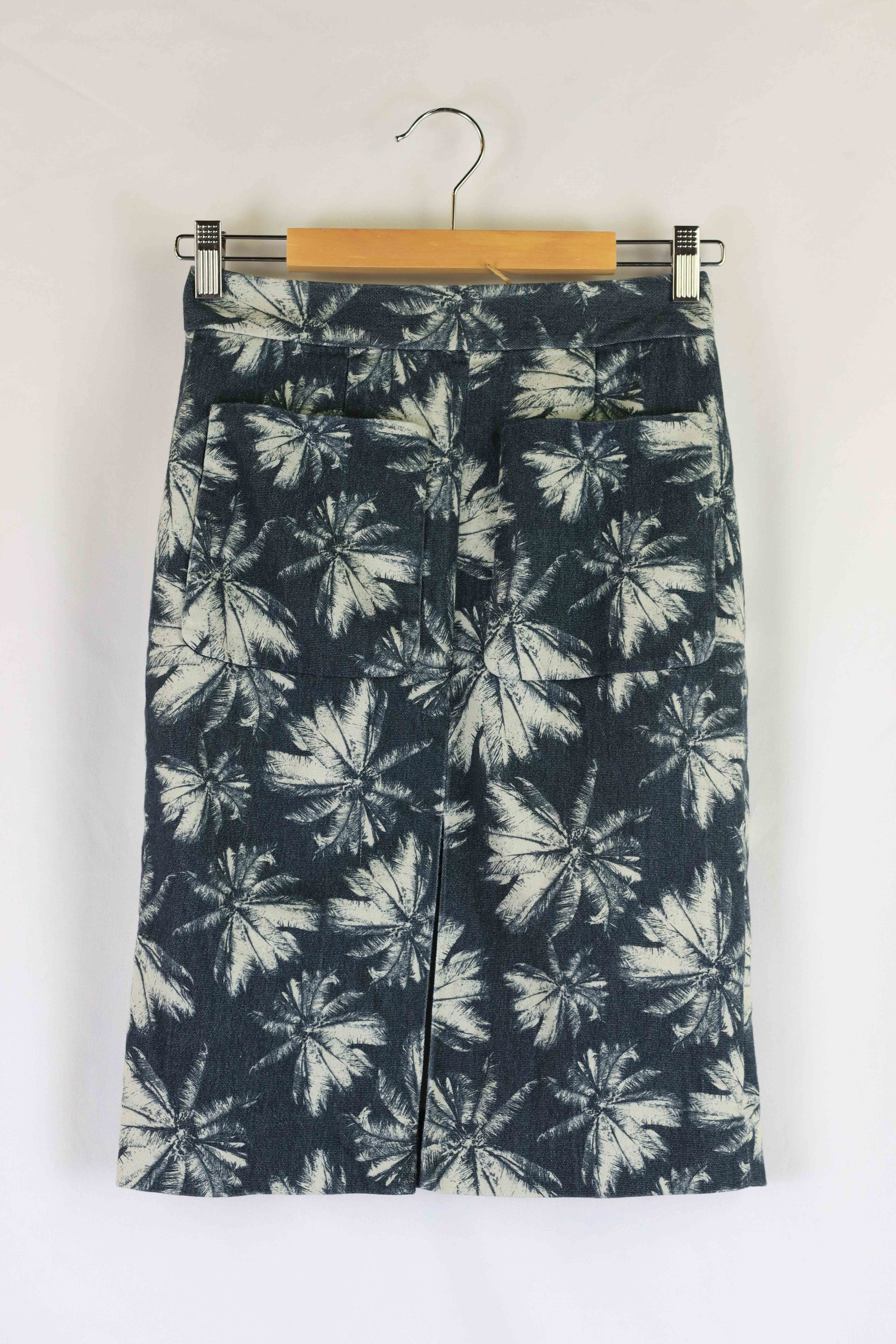image of L'agence Tropical Blue Skirt XS