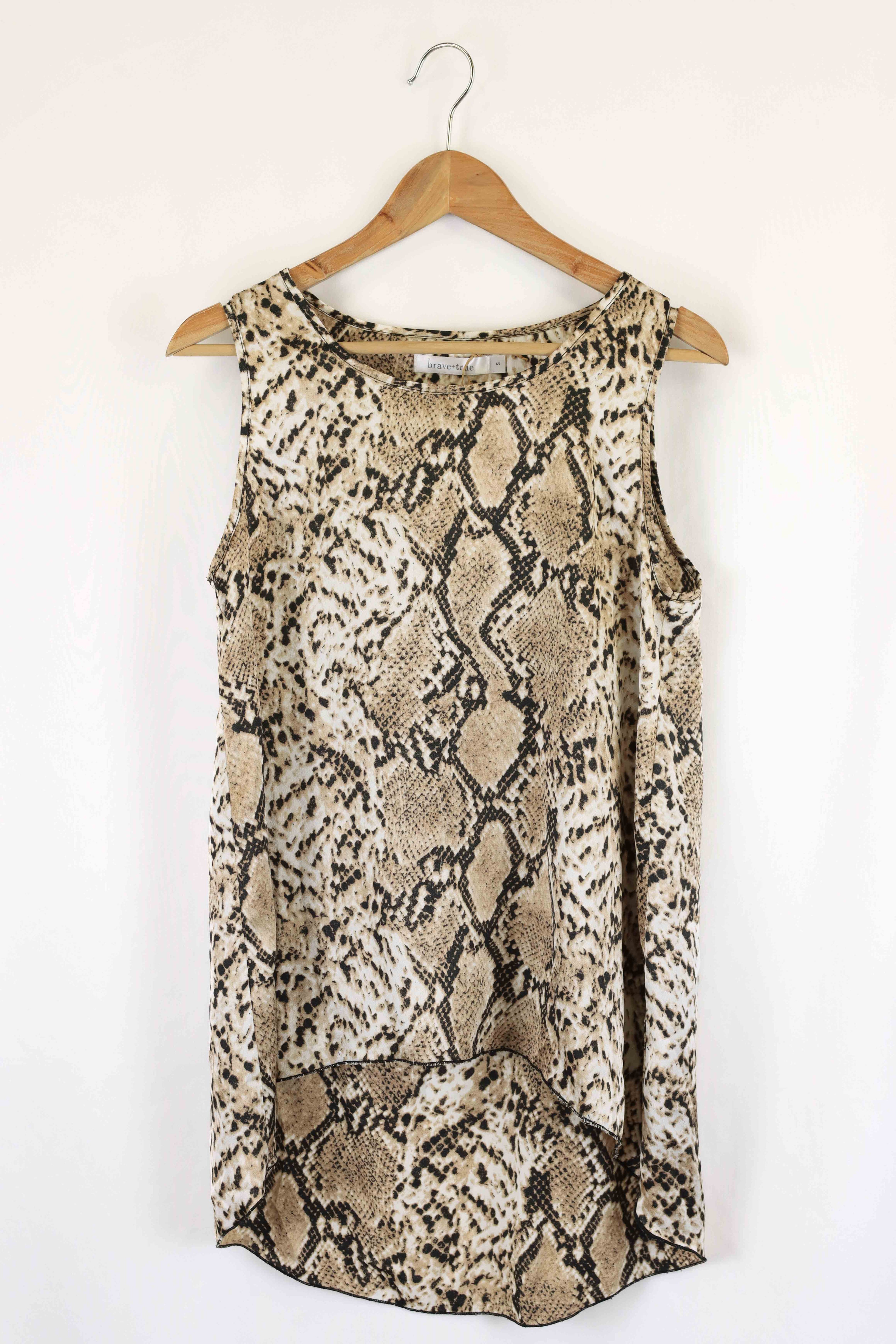 Image of Brave + True Animal Print Singlet S