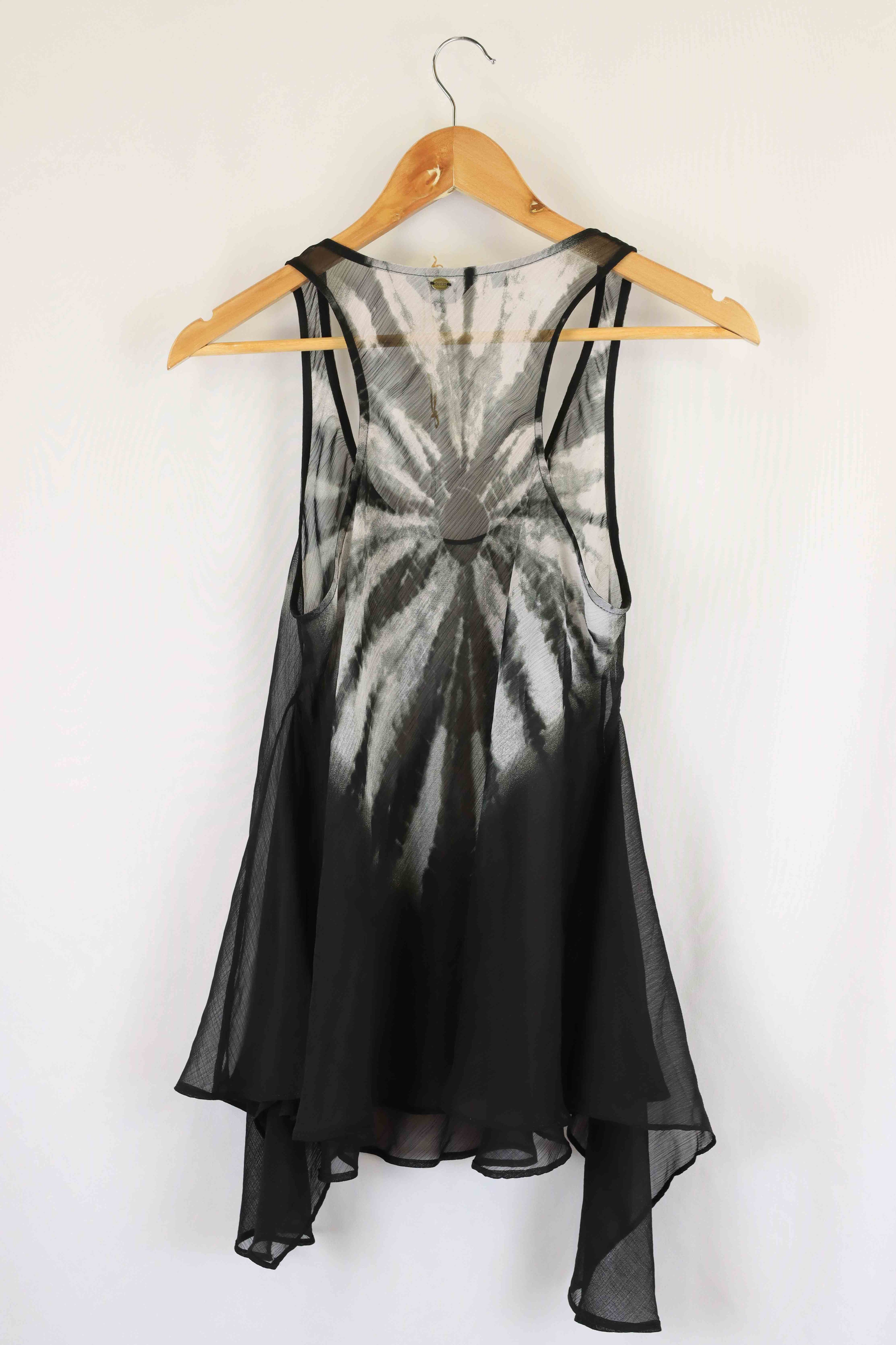 image of Guess Black And White Top M