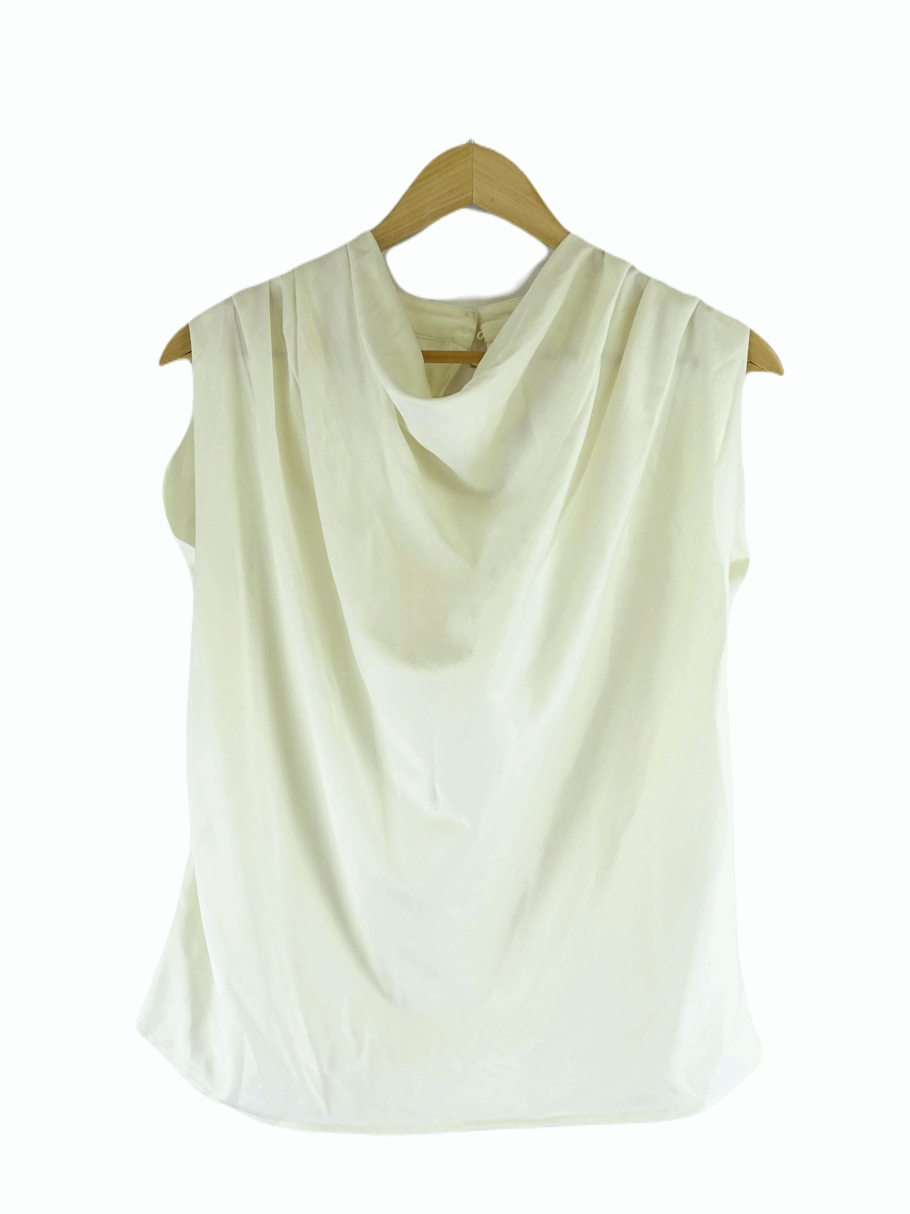 image of Vero Moda Cowl Neck White Top S