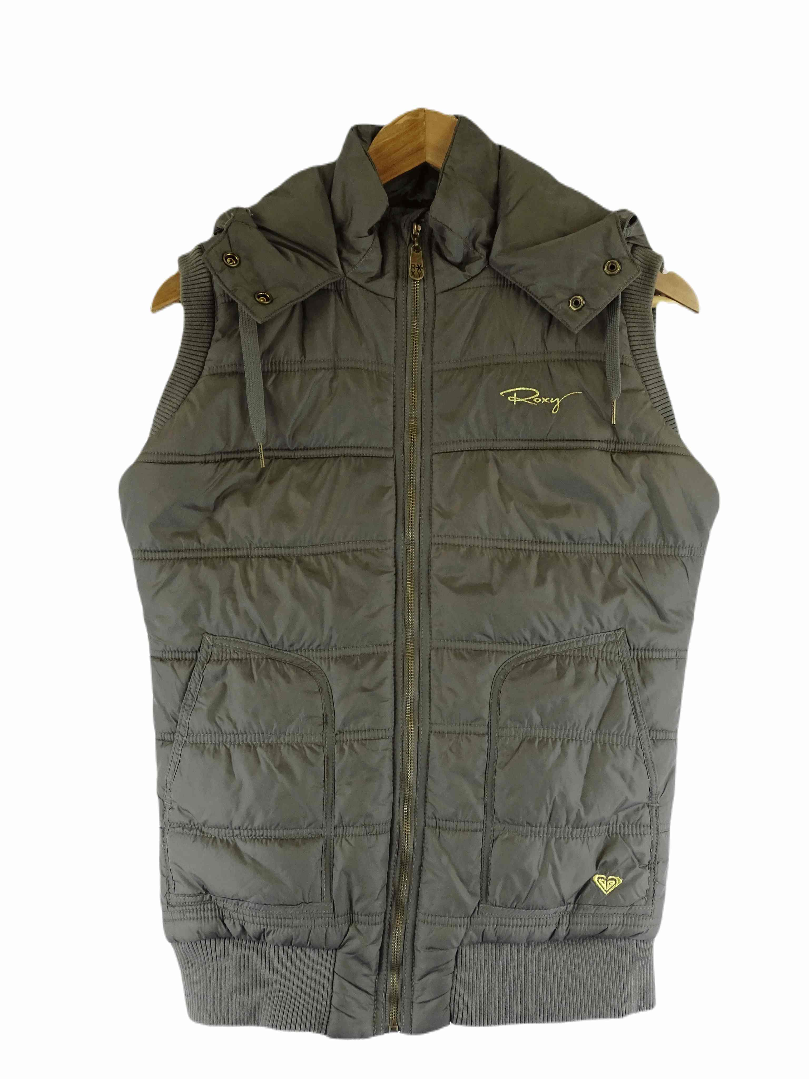 image of Roxy Grey Puffer Vest 10