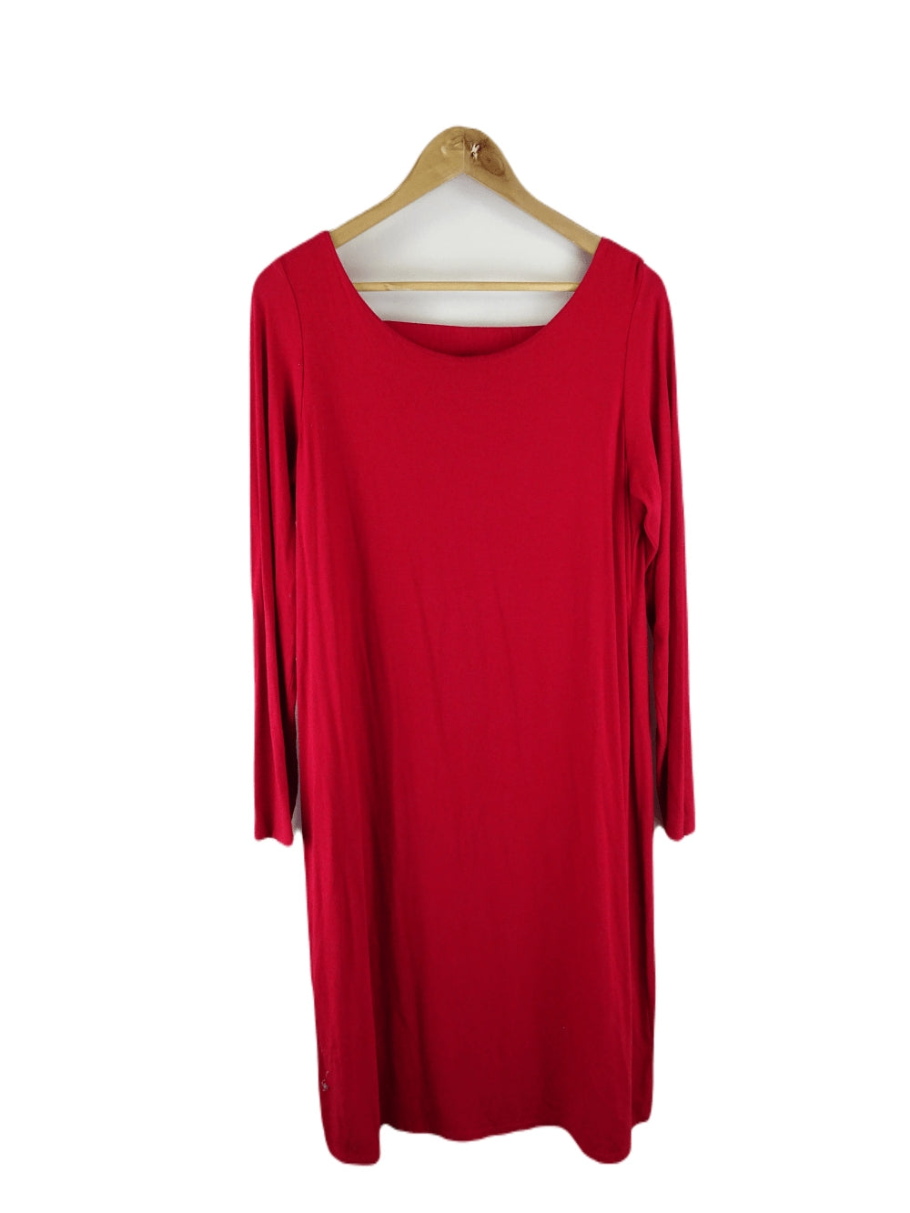 image of Eileen Fisher Red Dress L