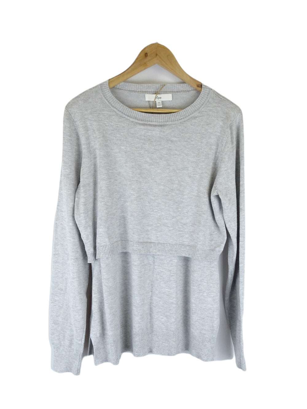 image of Ripe Maternity Grey Jumper M