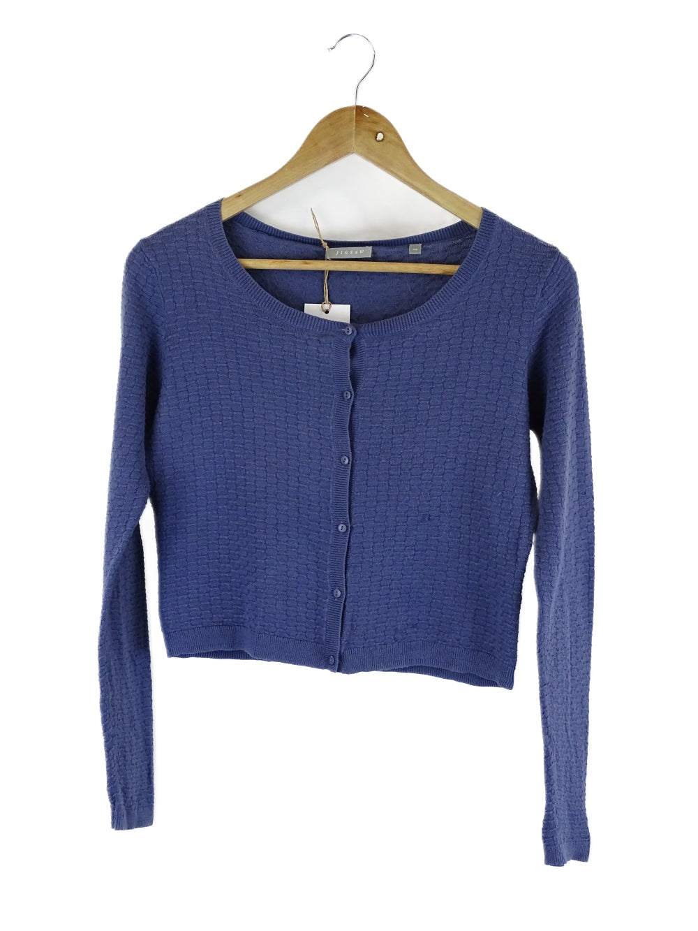 Image of Jigsaw Blue Cardigan XS