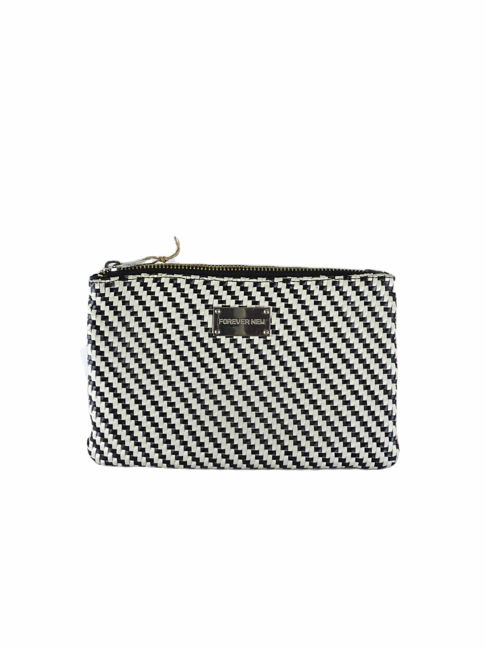 image of Forever New Black and White Pouch