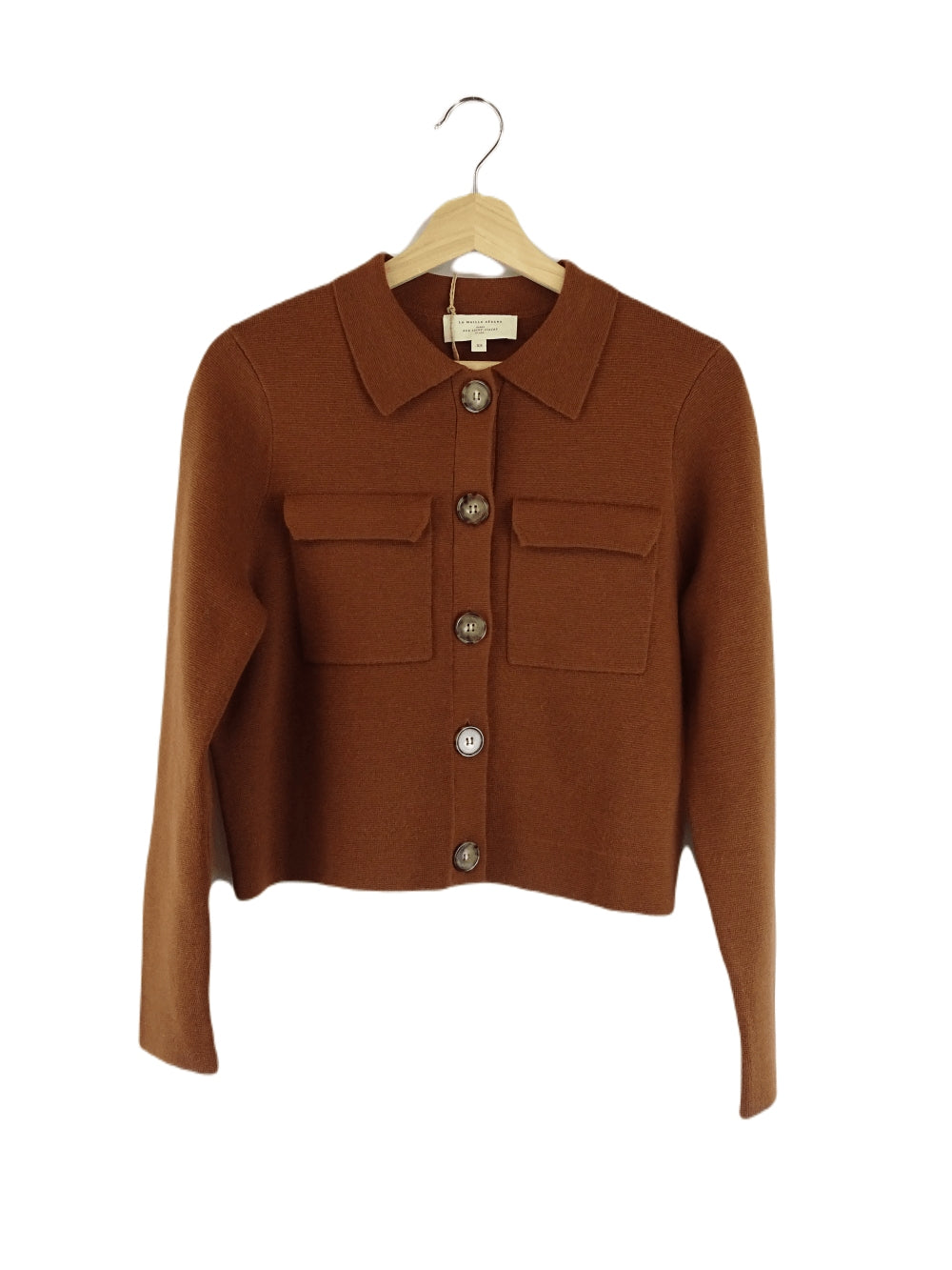 Image of Sezane Brown Cardigan XS