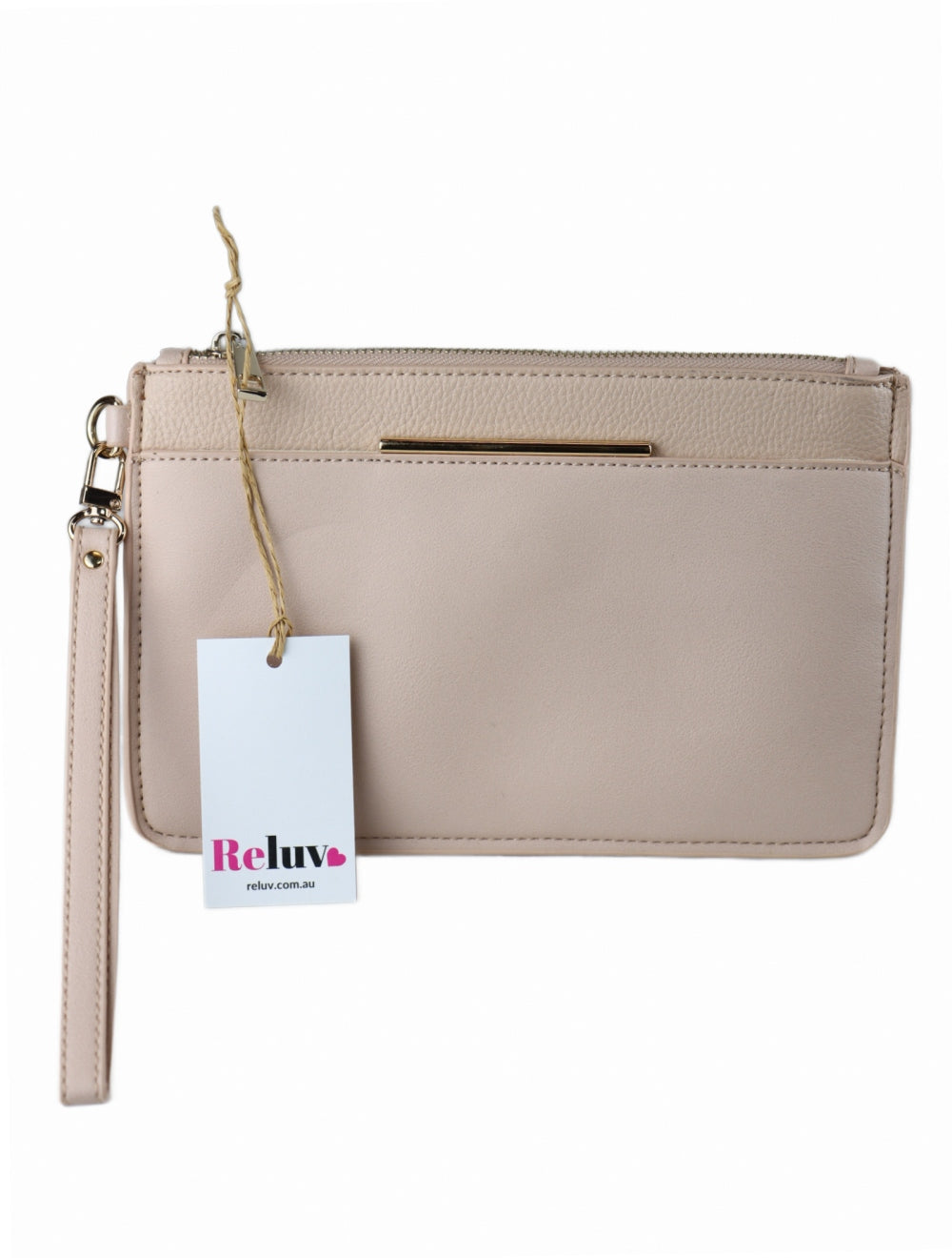 image of Forever New Pink Clutch