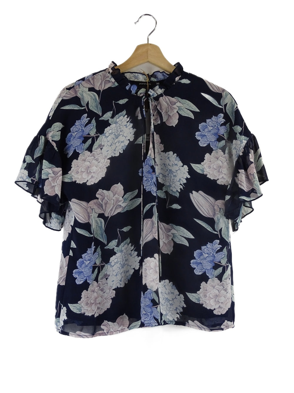 image of Portmans Floral Blue Blouse 10