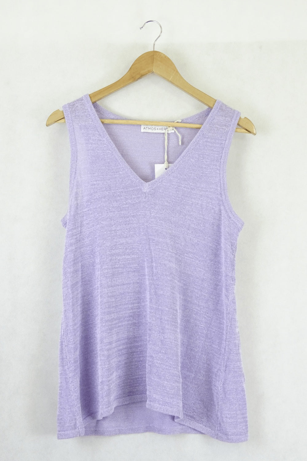 image of Atmos & Here Purple Knit Singlet S