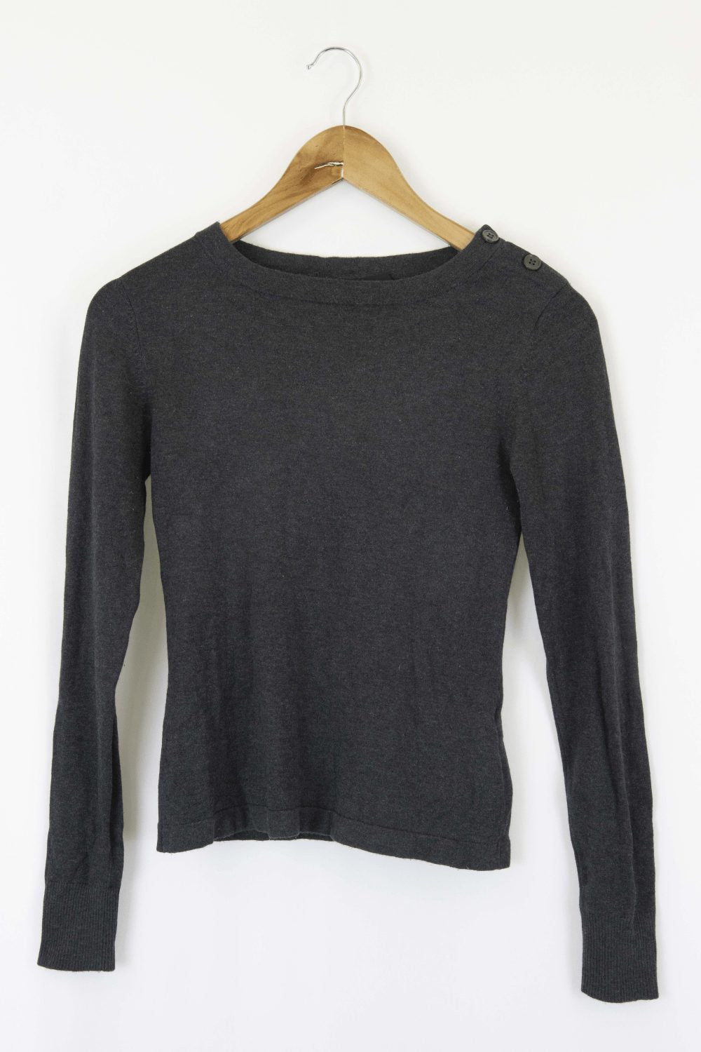 image of Max Mara Weekend Grey Long Sleeve Jumper S