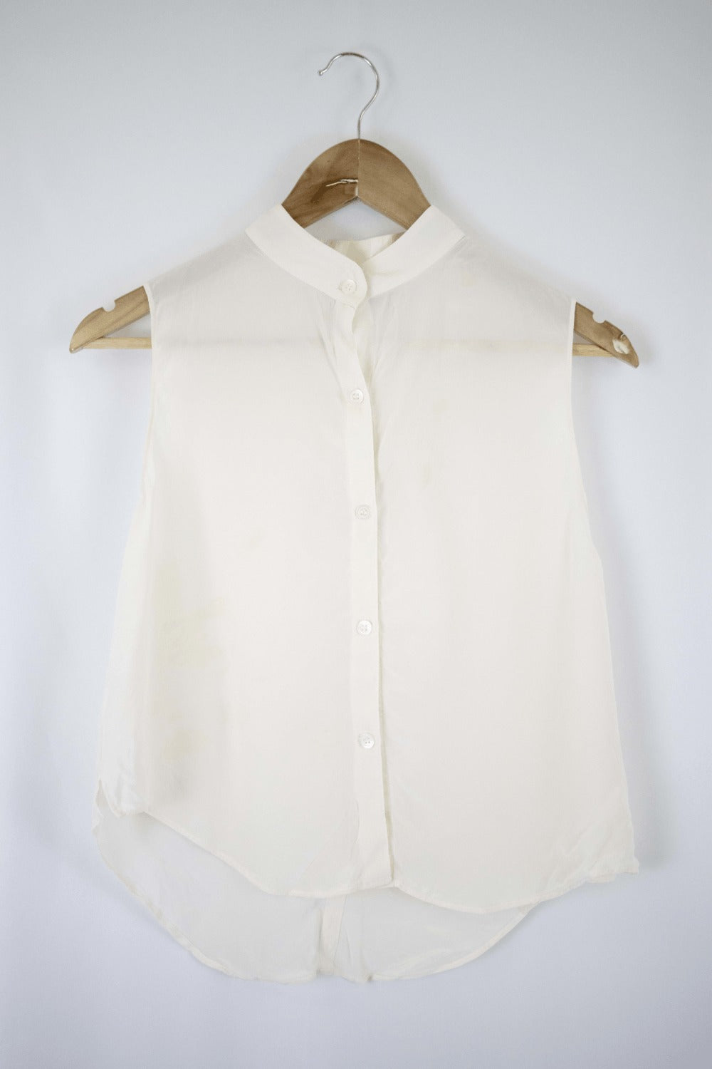 image of Musem Cream Button Down Top 1 (S)