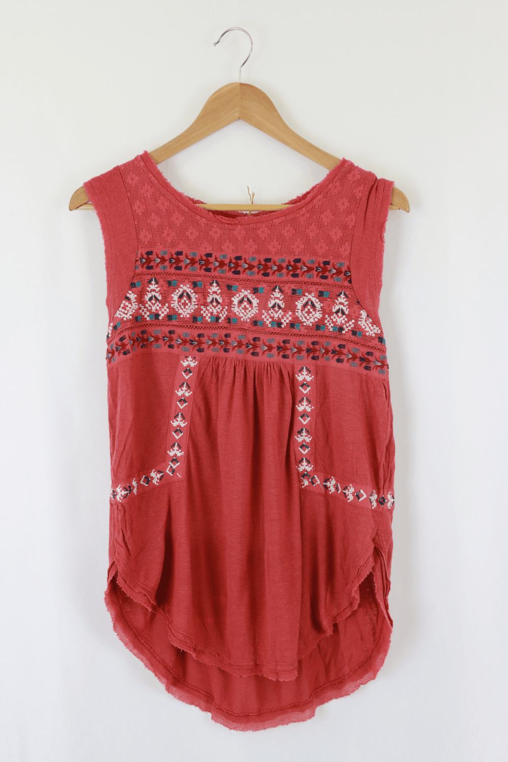 image of Free People Pink Singlet XS