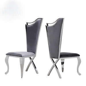 Modern Dining Gray Chair - reddiamondfurniture