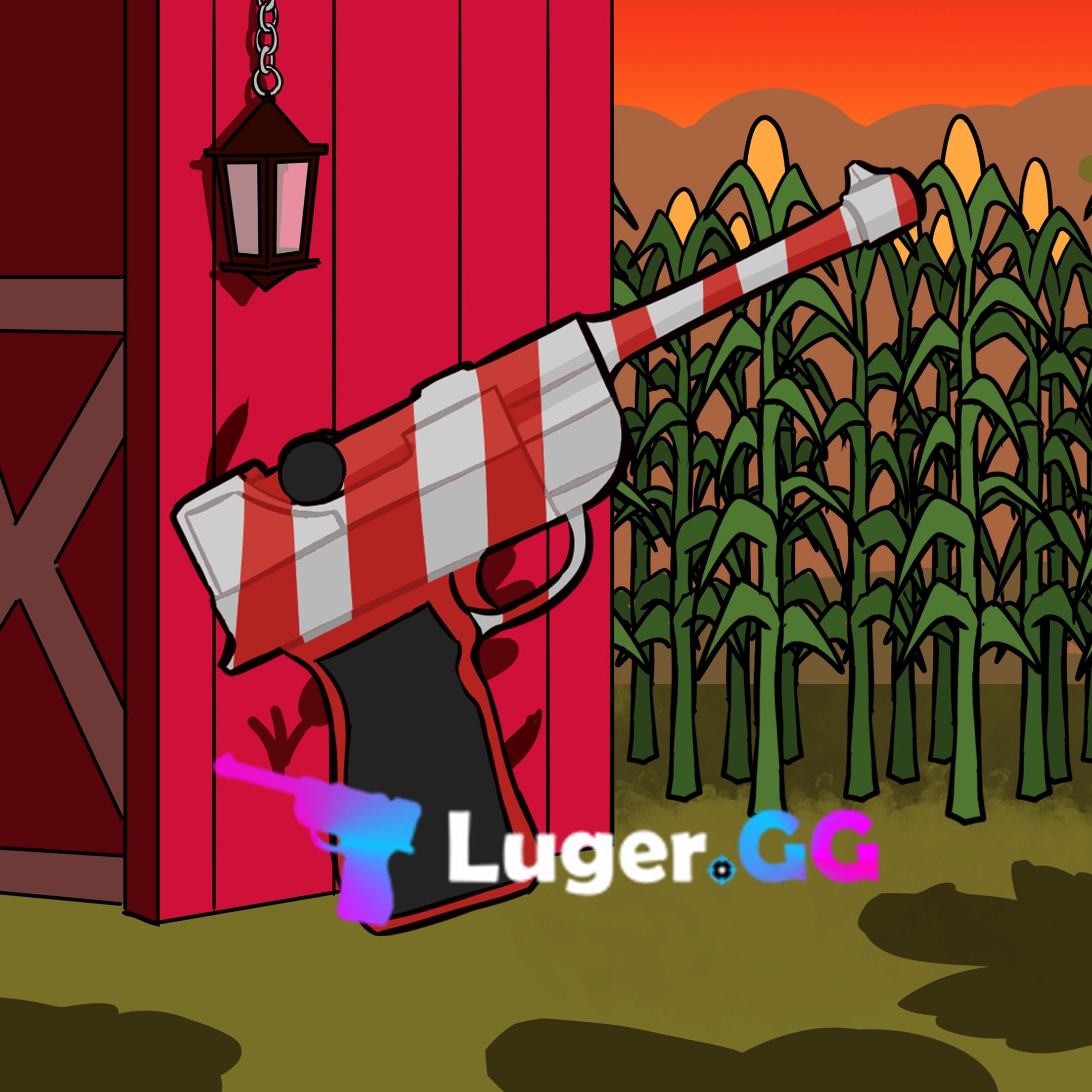 Lugercane Gun
