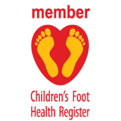 Childrens Shoes Childrens Foot Health Register Logo