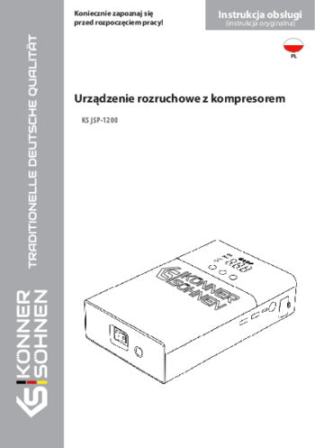 Urządzenie rozruchowe z kompresorem KS JSP-1200