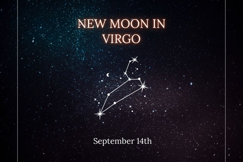 New moon in Virgo