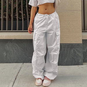Women's Slim Cargo Pants - Stylish Streetwear Trousers - Mystery Find