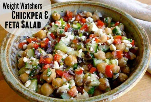 Weight Watchers Chickpea and Feta Salad