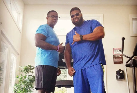 Ian and Terrance Accountability Partners in Weight Loss