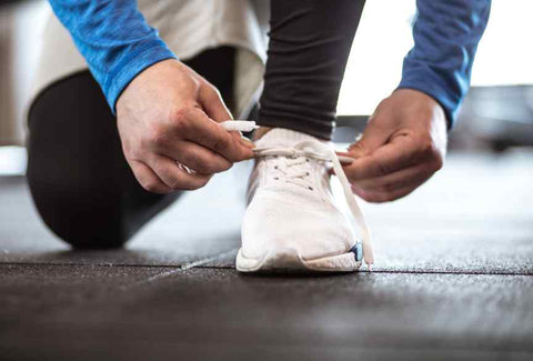 Man Preparing for a Run