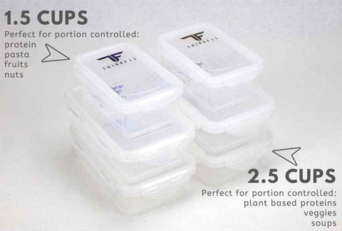 Containers Made for Potion Controlled Dieting