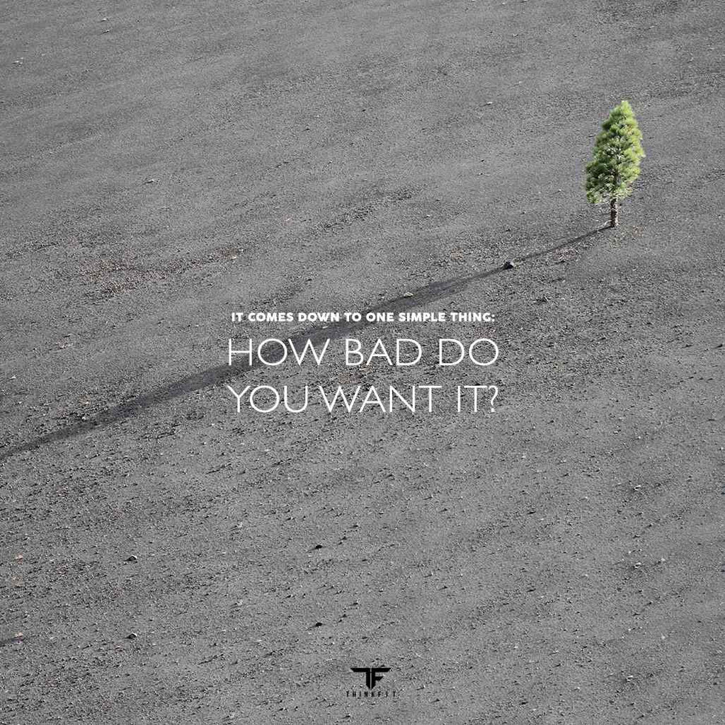 How bad do you want it quote graphic