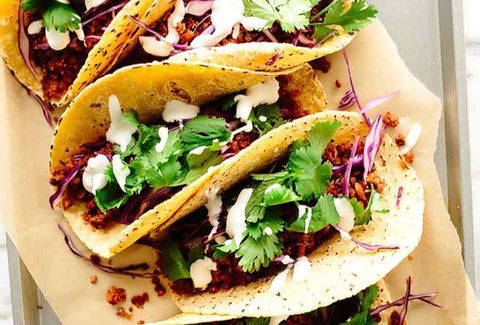 Vegan Lentil Chorizo Tacos