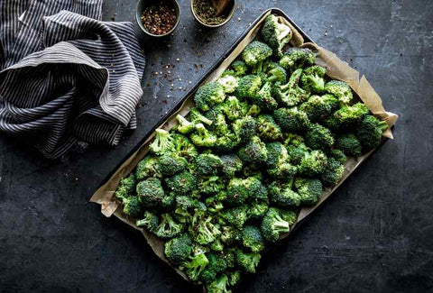 Whole30 Roasted Broccoli Salad