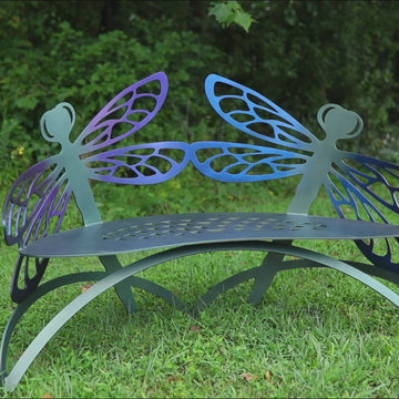 dragonfly bench metal