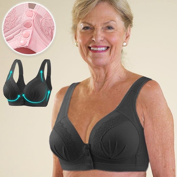BUY 1 GET 2 FREE(Please add 3 pcs to cart)🔥🔥Front Button Breathable Skin-Friendly Bra