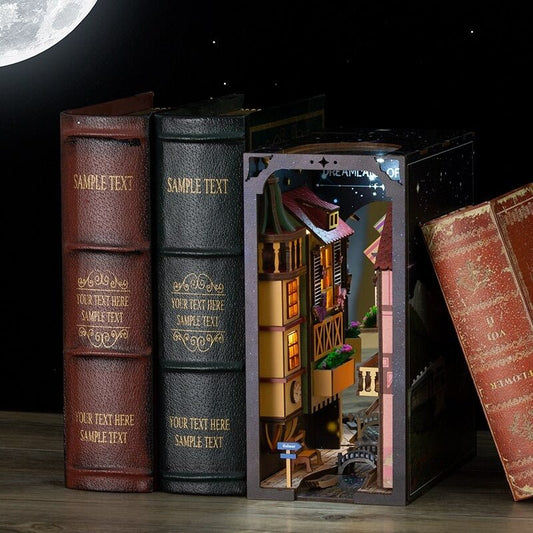 Time Travel 3D Wooden DIY Book Nook – DIYative™