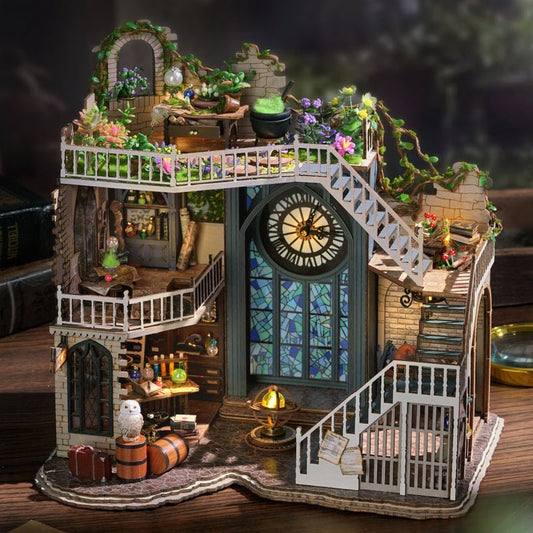 Cutefun Book Nook Kit Magic Pharmacist Diy Miniature House With