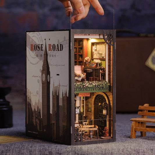 Dragon Castle DIY Book Nook Kit - Bookshelf Insert Diorama - 3D