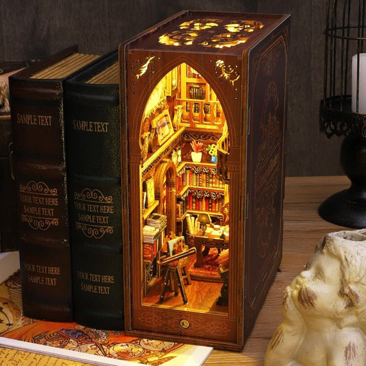 Nouveau Led Diy Book Nook japonais Sakura Densya In Books Series Office  Booken Decor Jb51-3