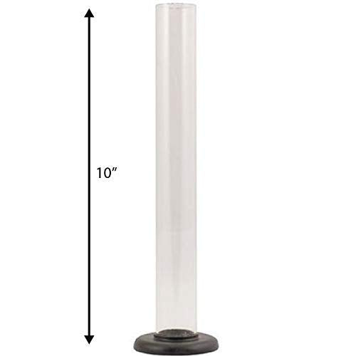 Fermtech 10" Hydrometer Test Jar for Beer or Wine Sampling, Plastic bu Ubrewusa...