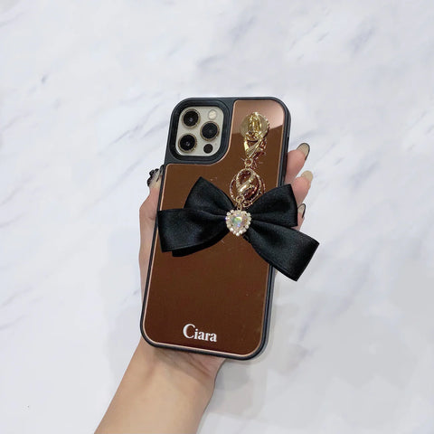 iPhoneXSケース ミラー