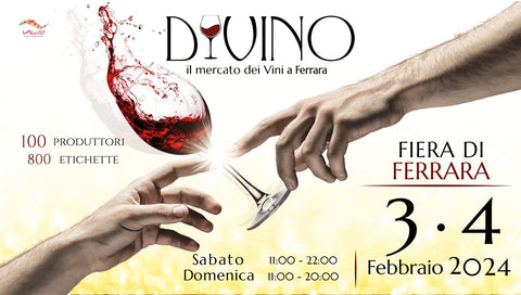Divino Ferrara mercato dei vini e dei distillati 3-4 febbraio 2024