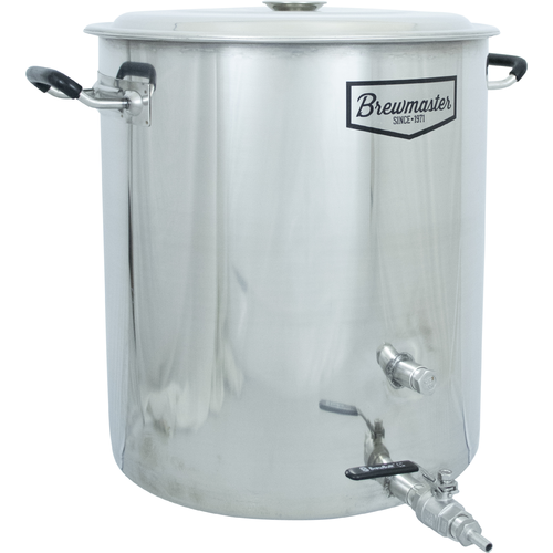 CONCORD Stainless Steel Home Brew Kettle Stock Pot (Weldless Fittings) (20  QT/ 5 Gal)