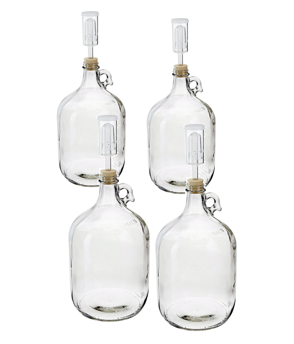 1 Gallon (128 oz.) Clear Glass Jug, 38mm 38-405