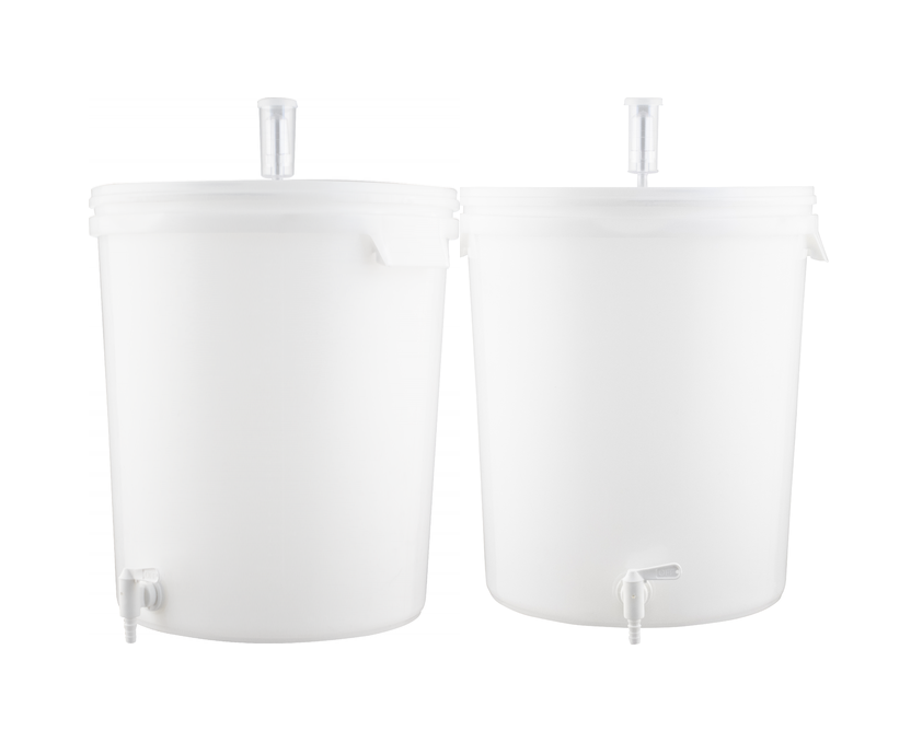 U.S. Solid Plastic Fermenter, Fermenting Bucket with Spigot and 3